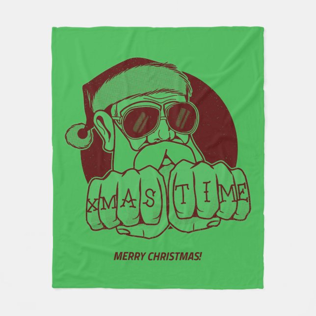 Xmas Time Fleece Blanket (Framsidan)