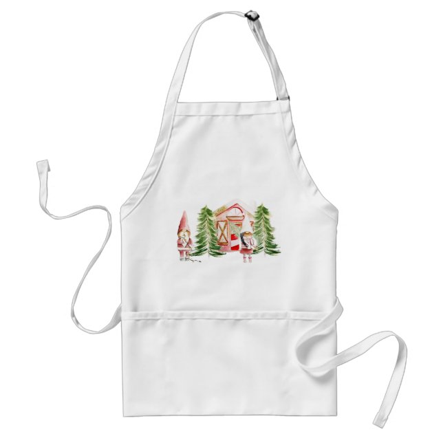 XMAS Tomte Design 1  Förkläde (Framsidan)