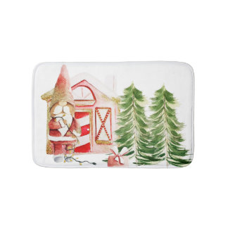 XMAS Tomte Design 2 Badrumsmatta