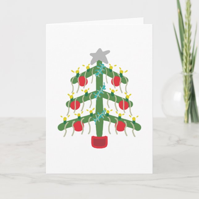 Xmas Tree Kort (Framsida)