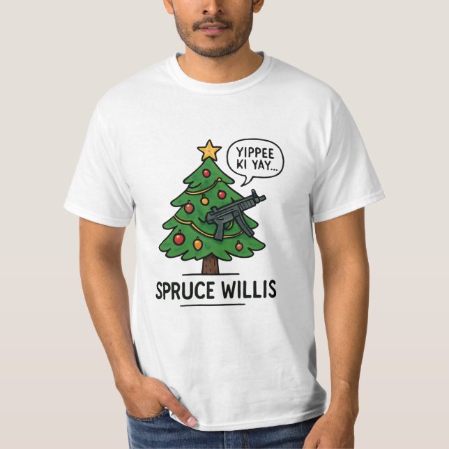 xmas tree t shirt (Framsida)