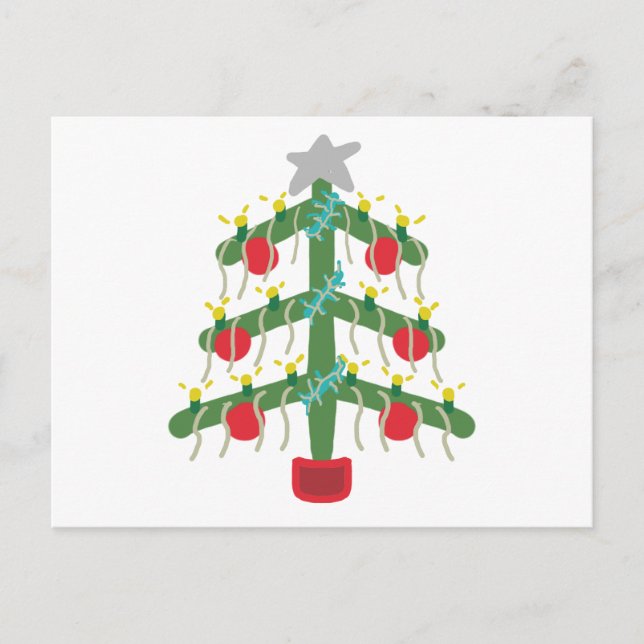 Xmas Tree Vykort (Framsida)