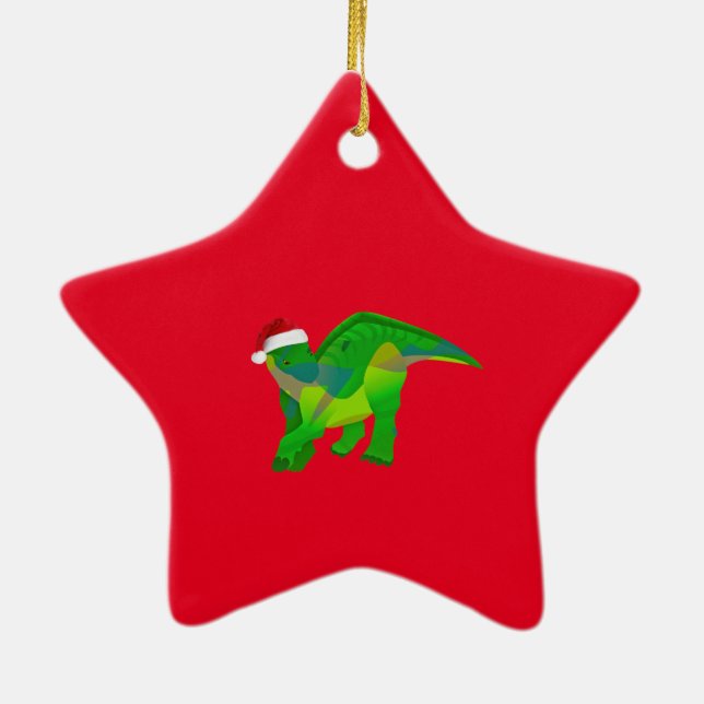 Xmasaurs Julgransprydnad Keramik (Baksidan)