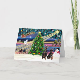 XmasMagic-MinPin-Pair Helgkort