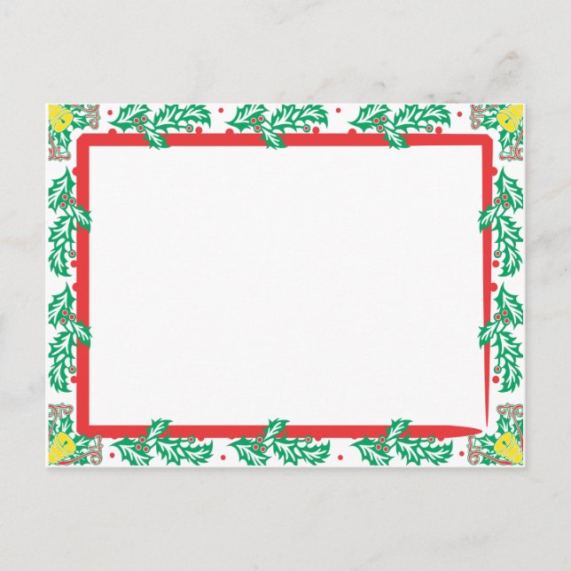 XmasPhotoPostcard Helg Vykort (Framsida)
