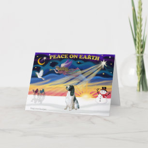 XmasSunrise-EngSpringer-bw Helgkort