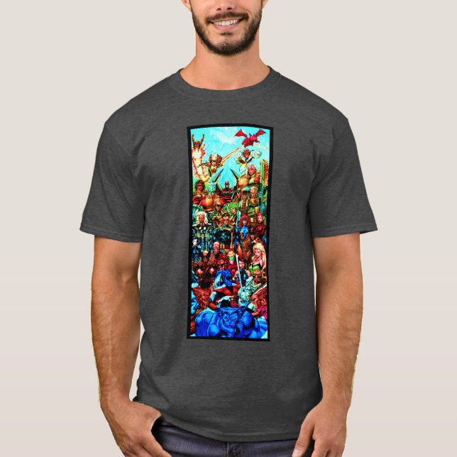 XMen samlas rolig tjej T Shirt (Framsida)