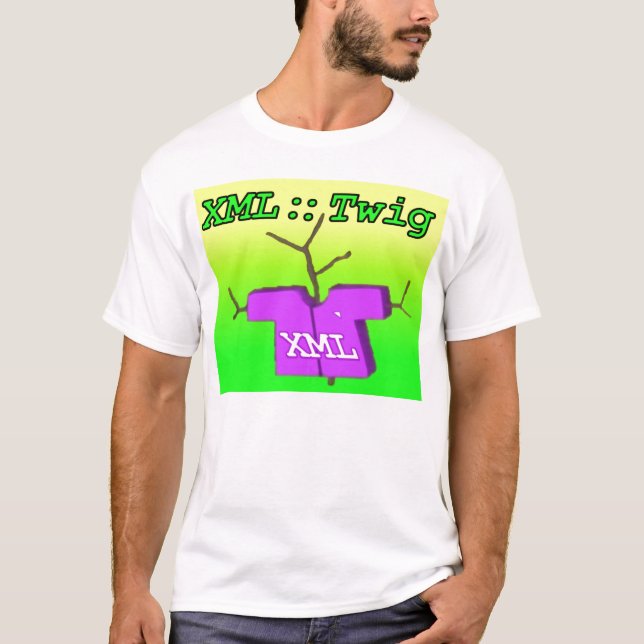 XML:: Fatta T-tröja T-shirt (Framsida)