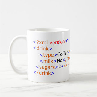 XML Programming Coffee Mugg