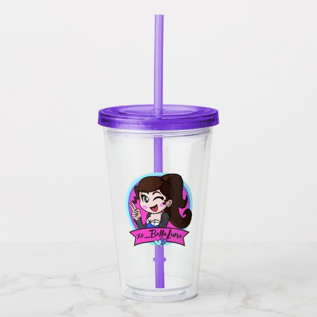 xo_BellaLuna Logotyp Tumbler Take Away Mugg (Framsida)