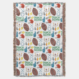 XO Football Season Touchdown First Down Tailgate Filt