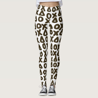 XO geometrisk markör markeringar Leggings