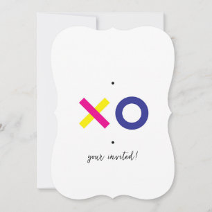 XO-inbjudan för Anpassade Kort