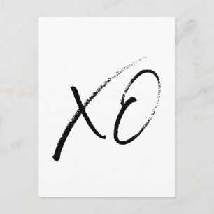 XO kramar och kyssar Vykort