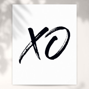 XO Skript Kärlek och kramar Poster