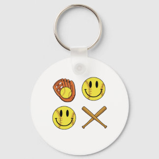 XO softball.png Nyckelring
