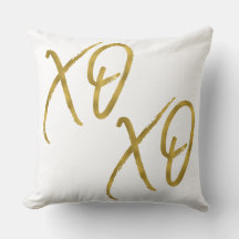 XO XO Hugs och Kisses Kärlek Faux guldfyllning