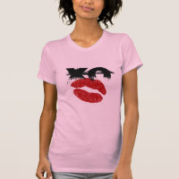 XO XO kyss mig retro T-Shirt / Tjejers rolig fest