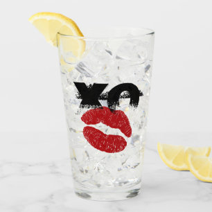XO XO kysser mig reflexglas/Roligt Party-drycker Glaskopp