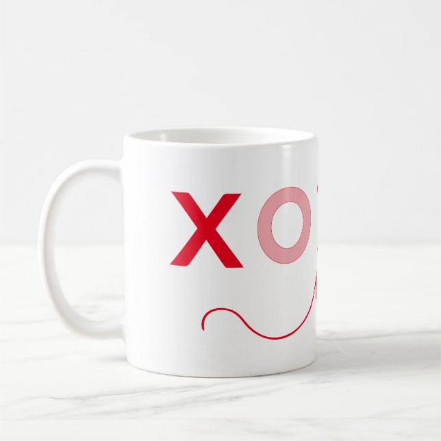 XO ❤️ XO speciell design Kaffemugg (Vänster)