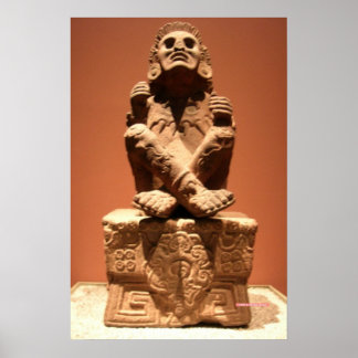 Xochipeli, Aztec God of Music Poster