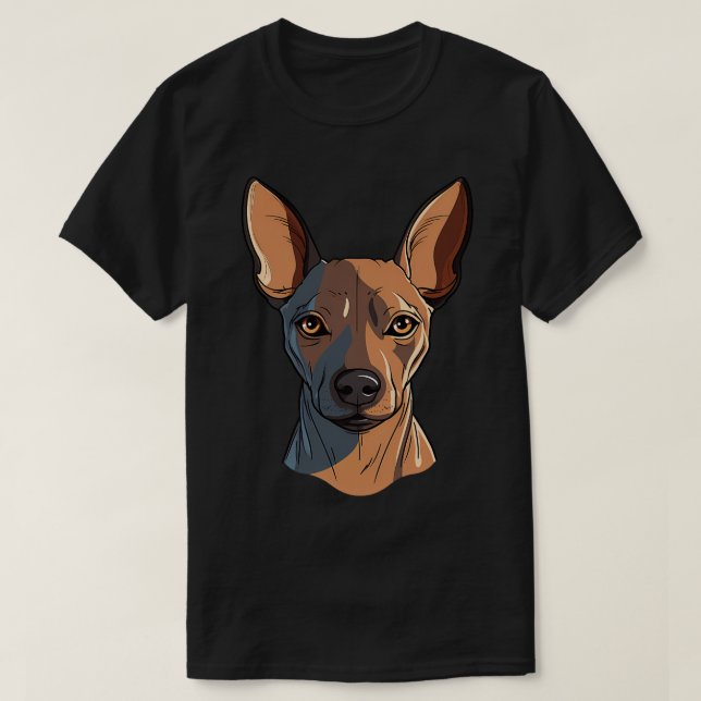 Xolo Xoloitzcuintle Mexican Hairless Ansikte Cute T Shirt (Design framsida)