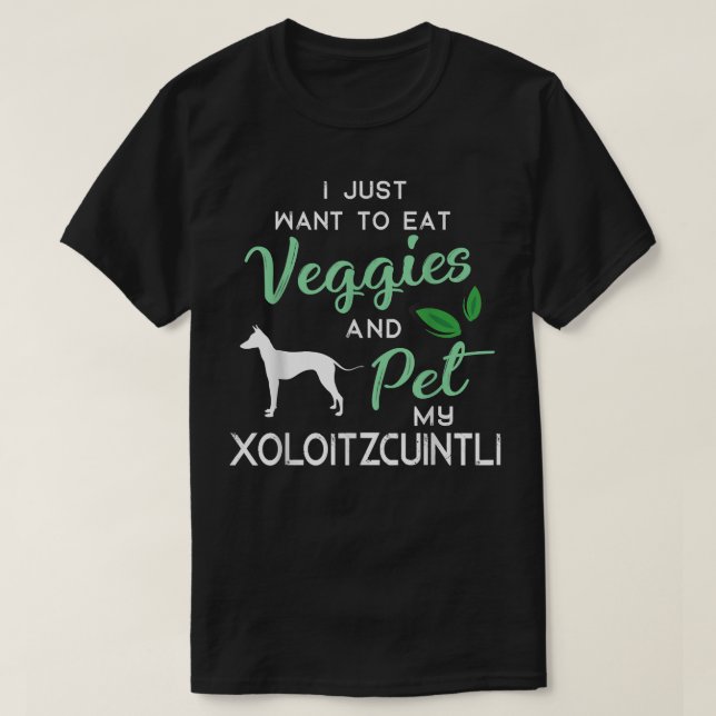 Xoloitzcuintli Dog Cigar lover owner Xmas Birthday T Shirt (Design framsida)