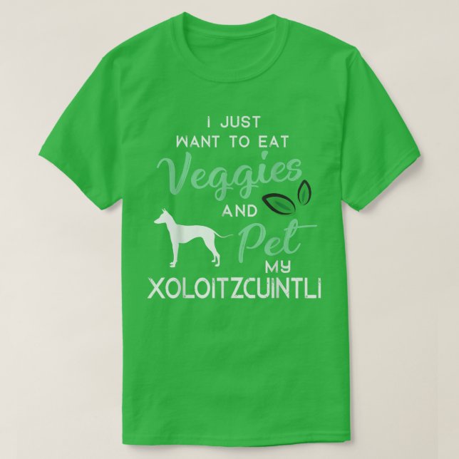 Xoloitzcuintli Hund Cigar älskare ägare Julafton T Shirt (Design framsida)