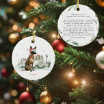 Xoloitzcuintli | Hund utan vattenfärg, mexikansk h Julgransprydnad Keramik<br><div class="desc">Fira kärlek för Xoloitzcuintli med den här vackert designade Watercolor Mexican Hairless Hund Ceramic Ornament. Med en elegant, handmålad utformning av den ikoniska Xoloitzcuintli ger den här prydnadsformen en unik blandning av mexikanskt arv och helgdag till Julgran. Den invecklade vattenfärgsillustrationen fångar hund ädla närvaro, försedd med festliga accenter som en...</div>