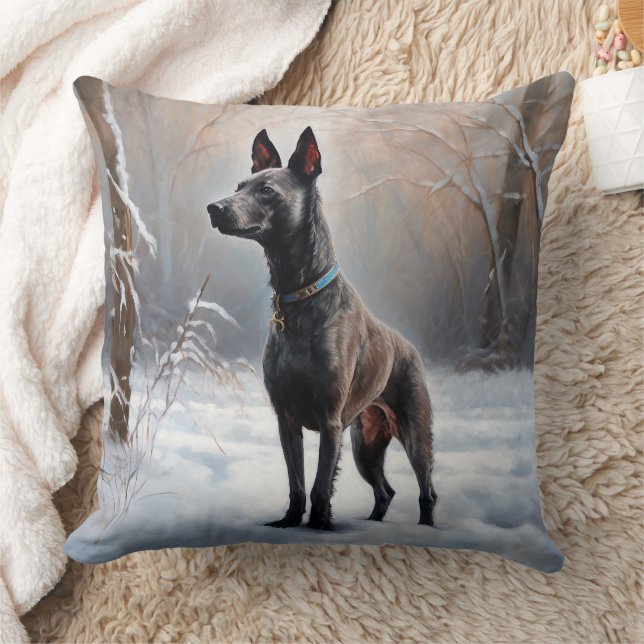 Xoloitzcuintli Låt det snö jul Kudde (Filt)