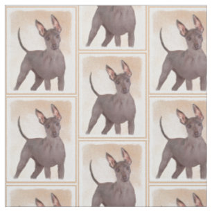 Xoloitzcuintli-målning - Cute Original Hund Art Tyg