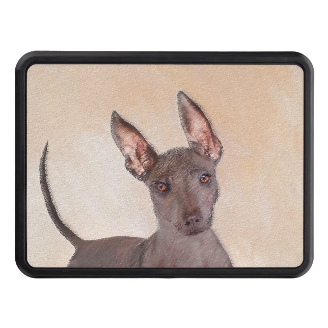 Xoloitzcuintli Painting - Cute Original Hund Art Dragkroksskydd (Framsidan)