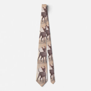 Xoloitzcuintli Painting - Cute Original Hund Art Slips