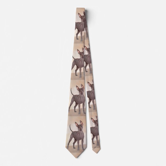 Xoloitzcuintli Painting - Cute Original Hund Art Slips (Framsida)