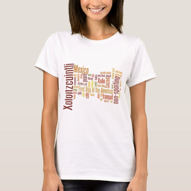 Xoloitzcuintli T-shirt (Framsida)