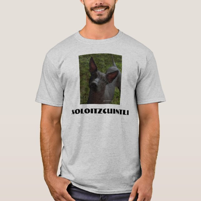 Xoloitzcuintli T-shirt (Framsida)