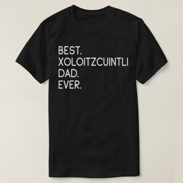 Xoloitzcuintli T Shirt (Design framsida)