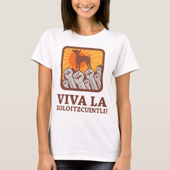 Xoloitzcuintli Tee Shirt (Framsida)