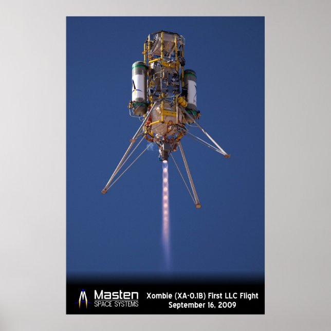 Xombie Free Flight Poster (Framsidan)