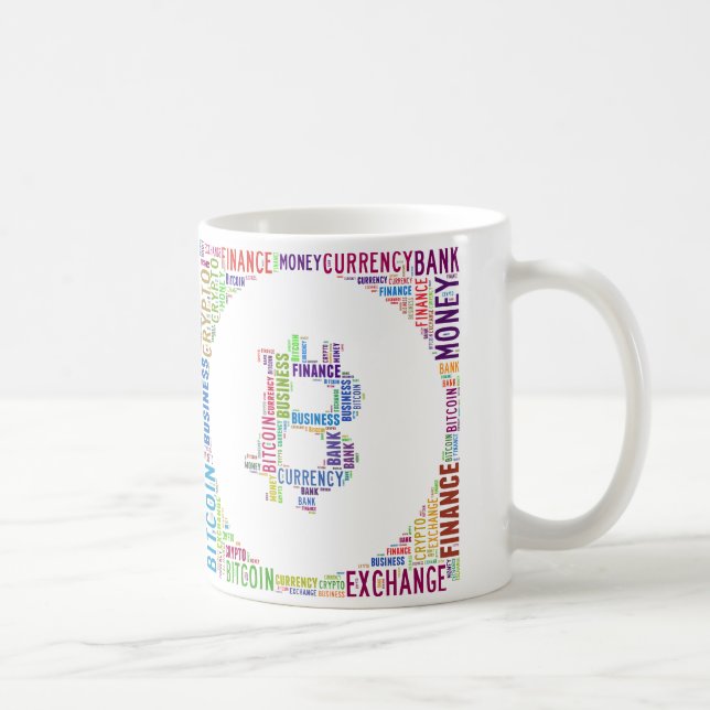 XORG- för Bitcoin logotyp Kaffemugg (Höger)