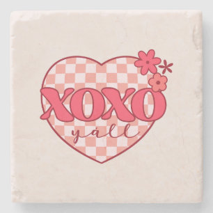 XOX Cute & Loving Rosa Heart Stenunderlägg