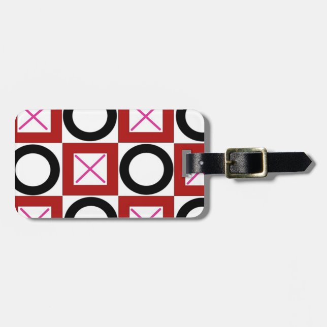 XOX Kramar och pussar design Bagagebricka (Horisontell Framsida)