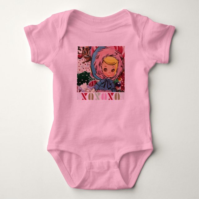 XOX Susie Skier Romper Tee Shirt (Framsida)