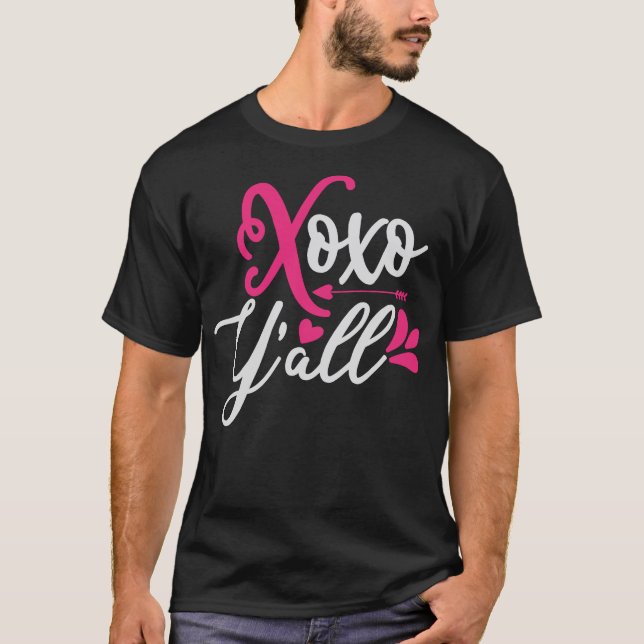 XOXO Alla hjärtans älskare T Shirt (Framsida)