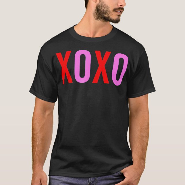 XOXO Alla hjärtans dag Manar Women Cute Valentines T Shirt (Framsida)