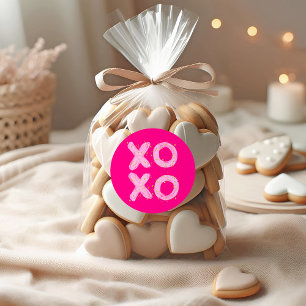 XOXO Alla hjärtans dag Runt Klistermärke