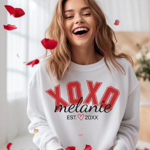 XOXO Alla hjärtans designdatum Möte sötskjorta T Shirt
