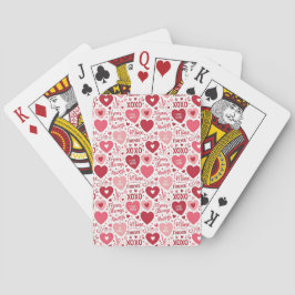 XOXO & Alltid Min Rosa Röd Casinokort
