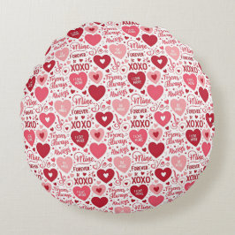 XOXO & Alltid Min Valentine Rund Kudde