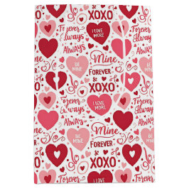 XOXO & Always Be Mine Alla Hjärtans Dag Presentpap